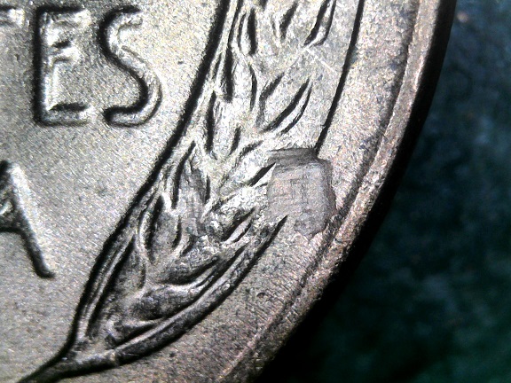 1956-D-BU-LWC-Lamination-/-Struck-Through-/-Die-Crack-Error